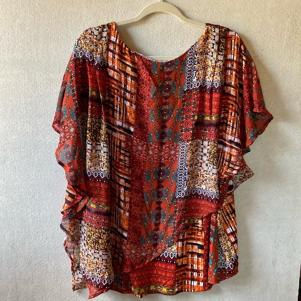 Ava & Grace top. Short sleeve. Size 3X - Picture 6 of 10